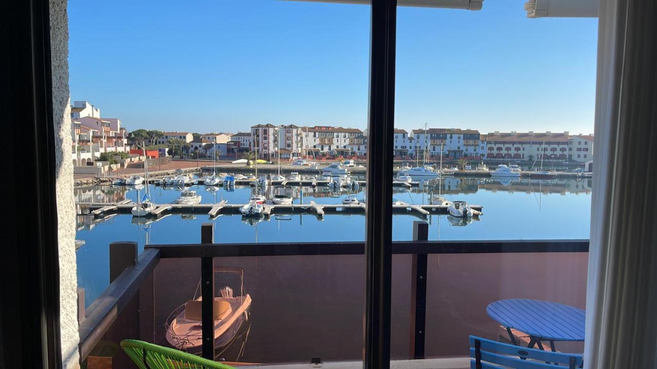 T2 Sur Marina Avec Vue Spectaculaire Le Barcarès Exterior foto