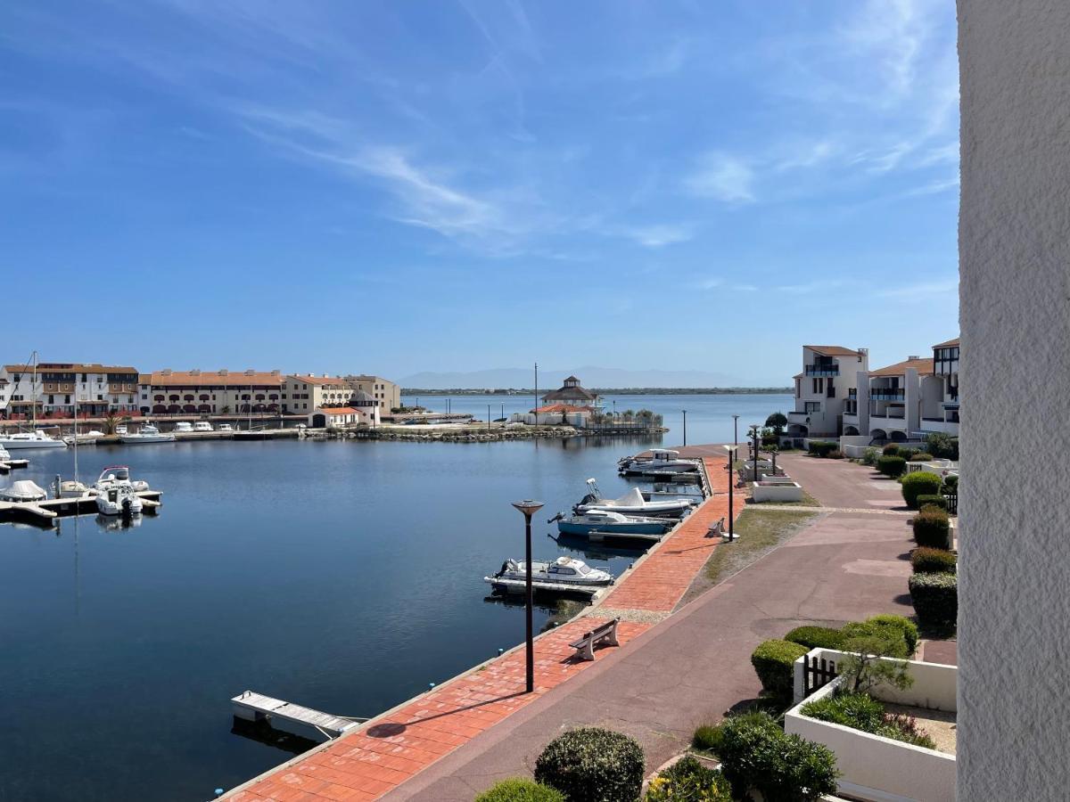 T2 Sur Marina Avec Vue Spectaculaire Le Barcarès Exterior foto